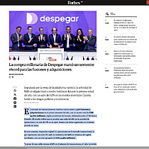 La compra millonaria de Despegar marc� un semestre r�cord para las fusiones y adquisiciones